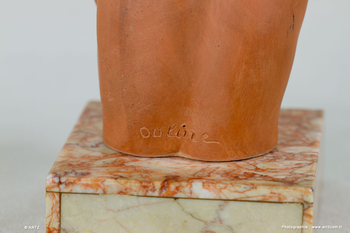 buste en terre cuite