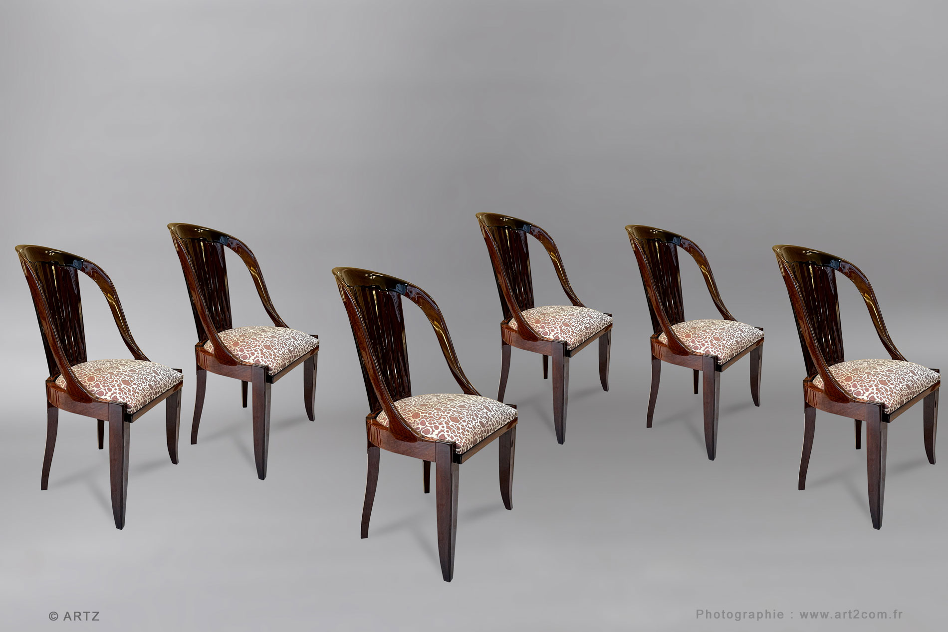 Chaises A.PORTENEUVE 