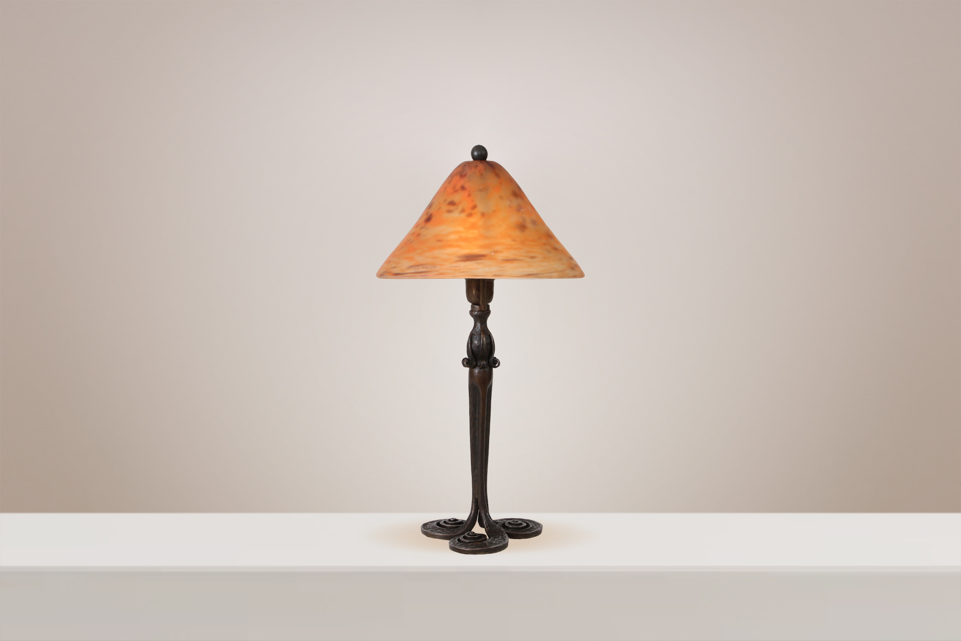 Lampe DAUM - Edgar BRANDT