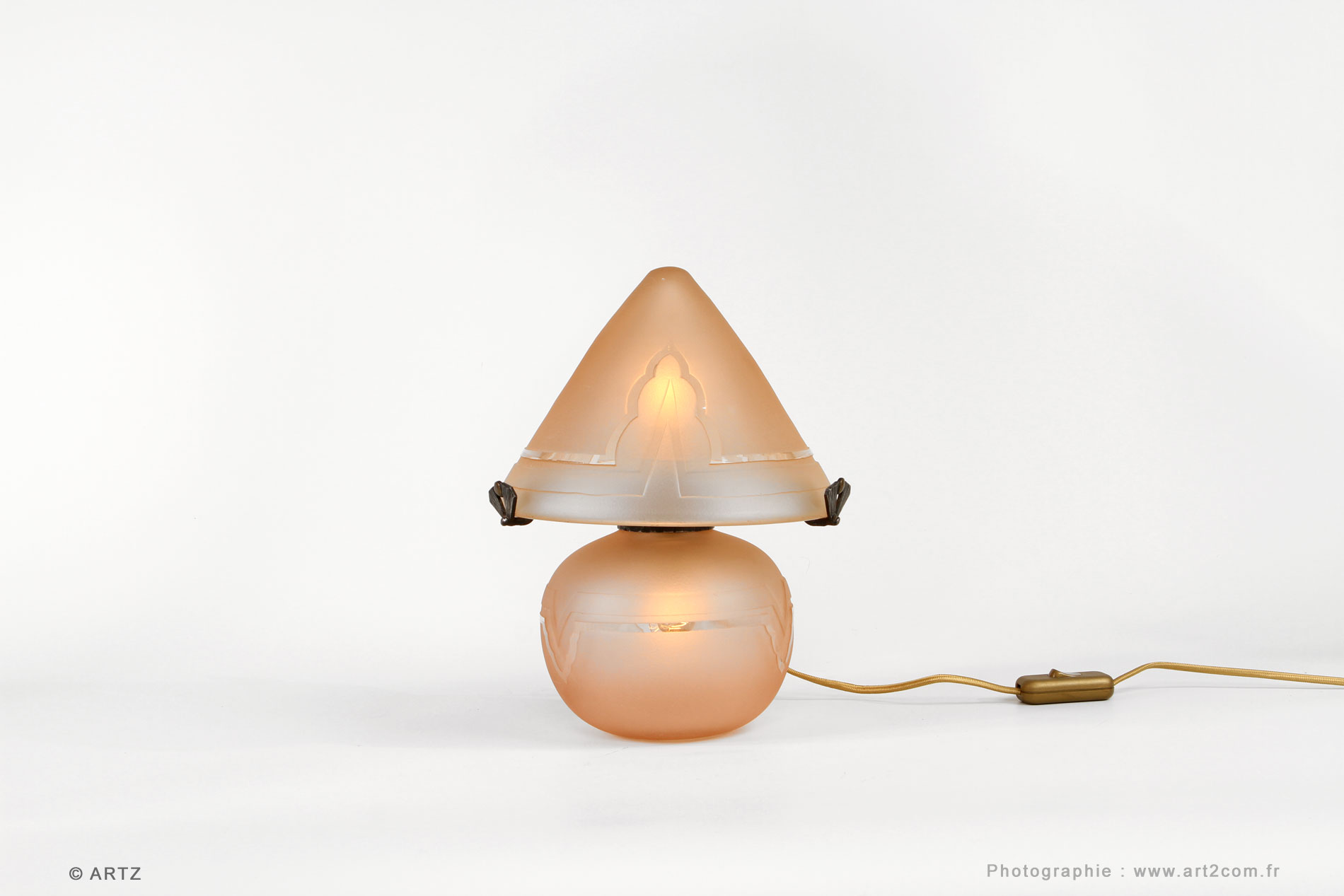 Lampe MULLER Frères Luneville