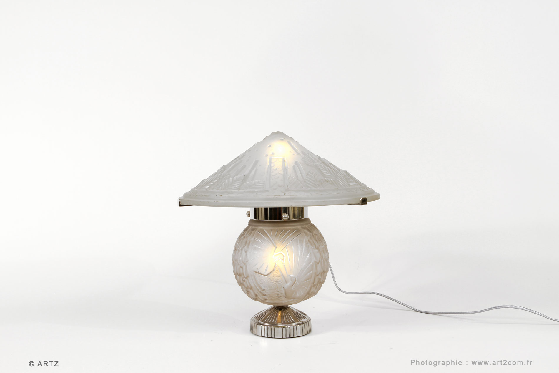 Lampe MULLER Frères Luneville
