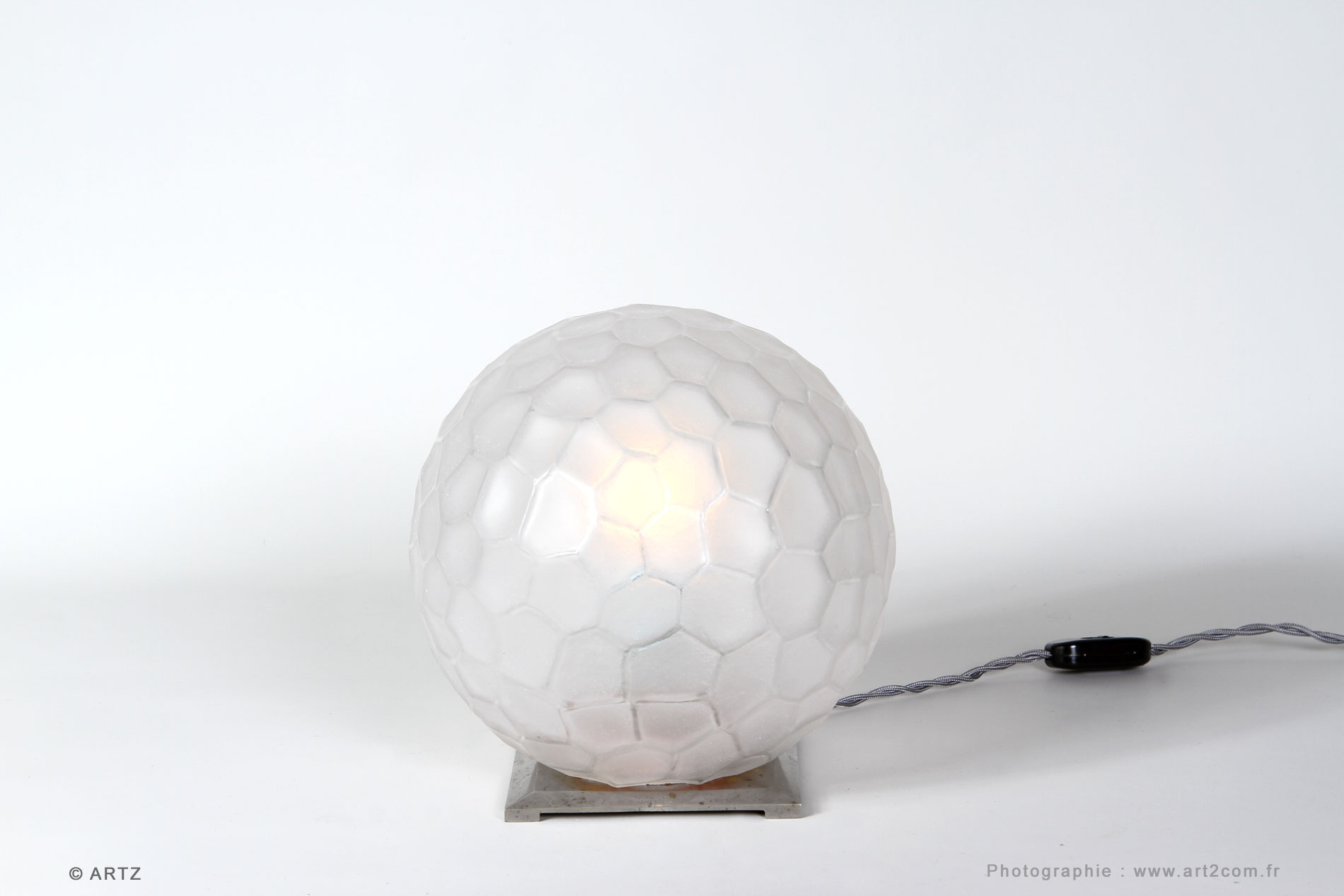 Lampe boule GENET ET MICHON