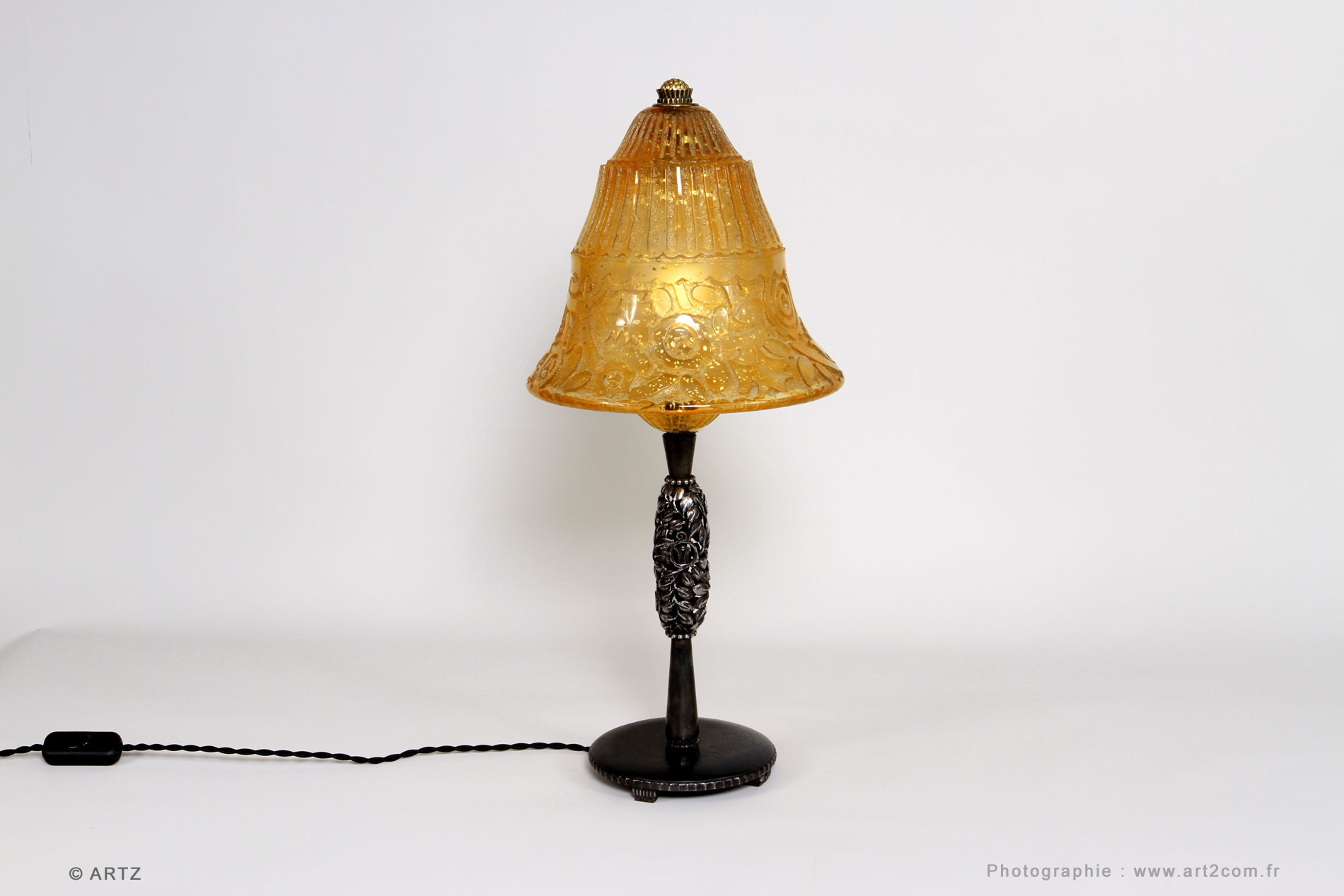 EXCEPTIONAL lamp DAUM - E.BRANDT