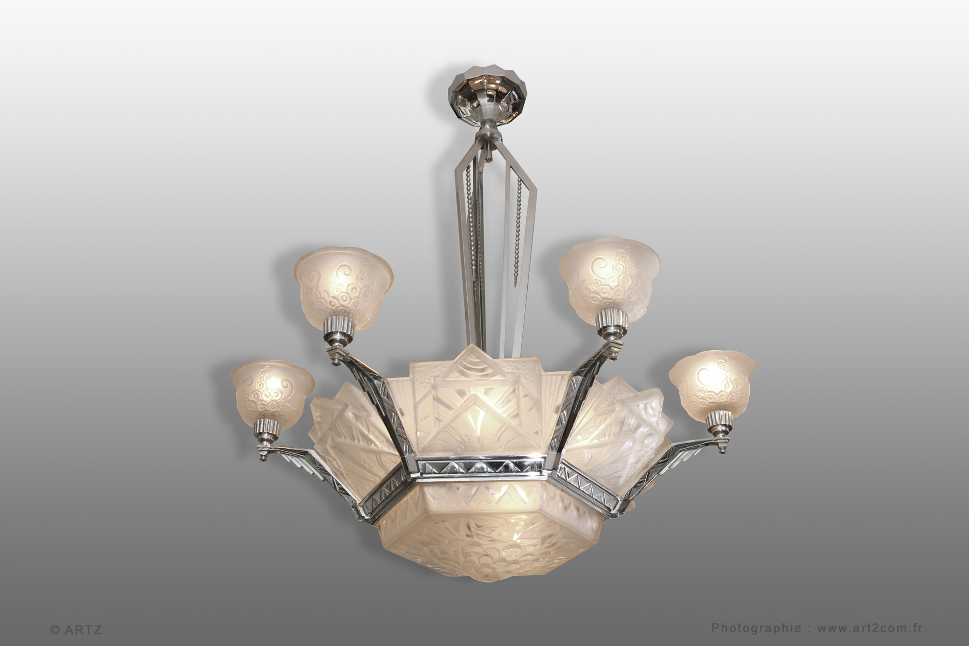 Chandelier MULLER Frères LUNEVILLE