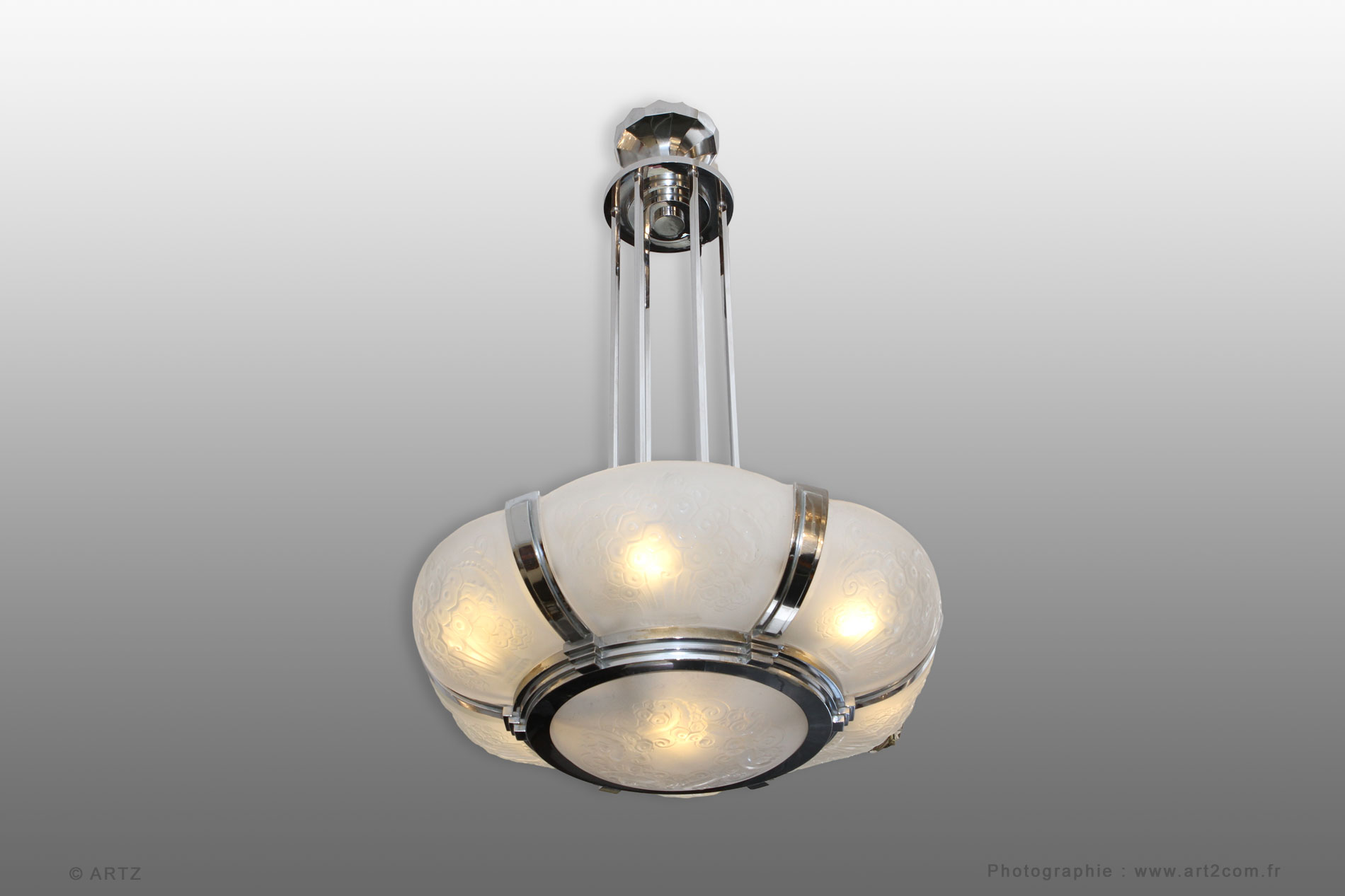 Lustre MULLER Frères Luneville 