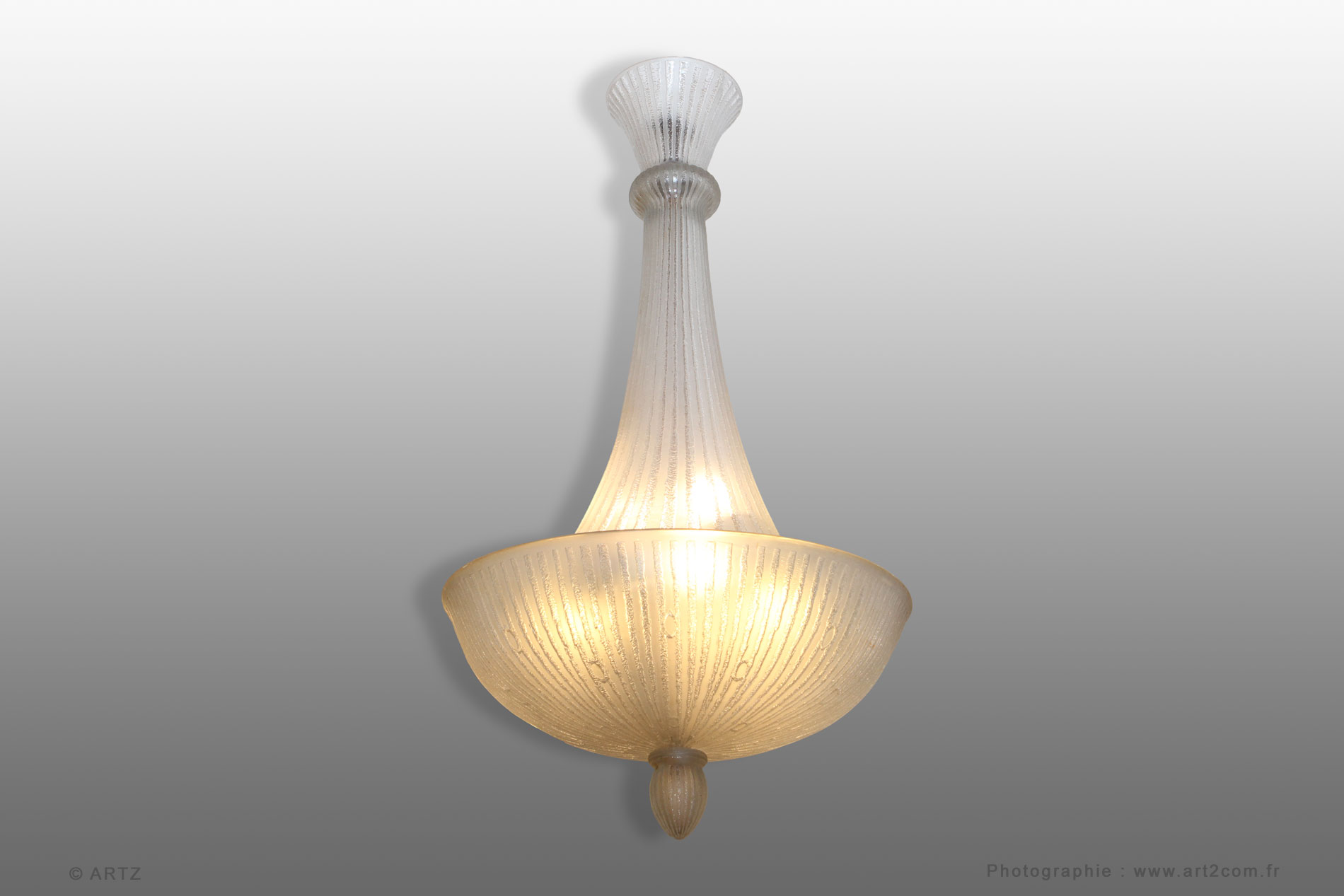 Lustre exceptionnel DAUM NANCY