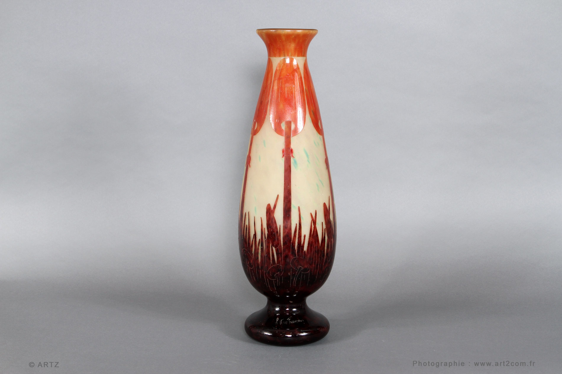 Vase CHARDER Le Verre Français