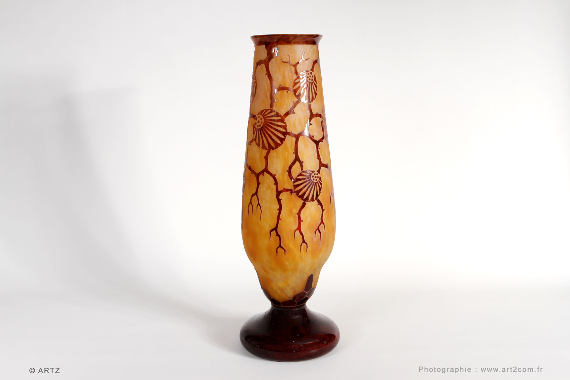 Vase CHARDER Le Verre Français