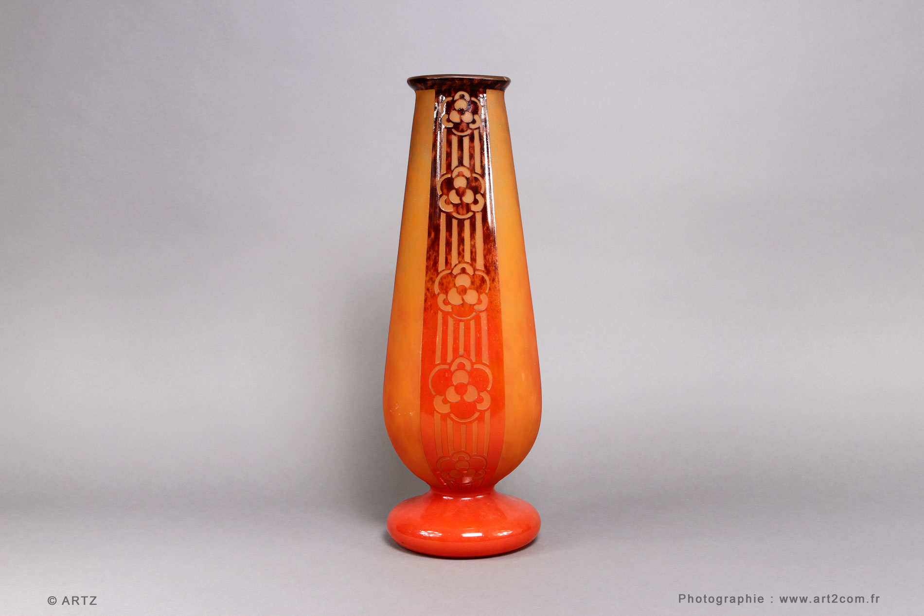 Vase CHARDER Le Verre Français