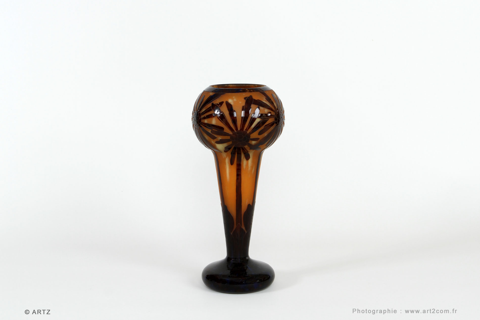 Vase CHARDER Le Verre Français