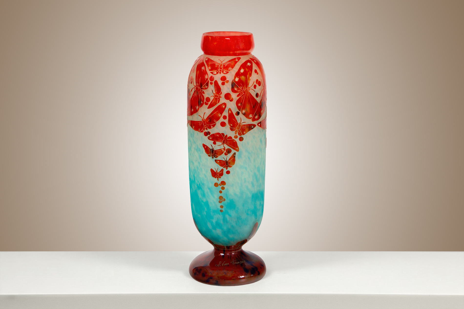 Vase CHARDER Le Verre Français
