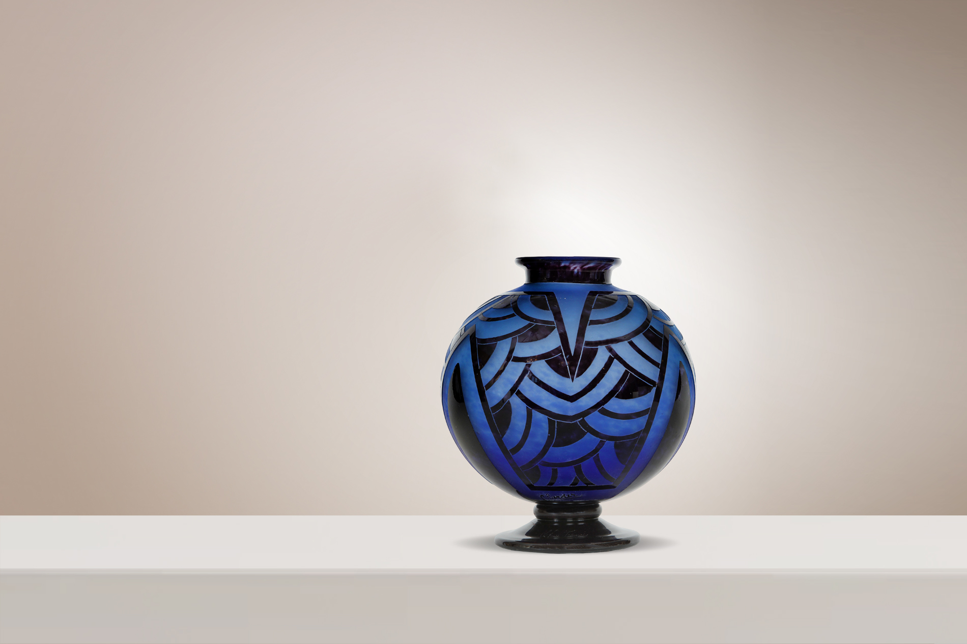 Vase CHARDER Le Verre Français