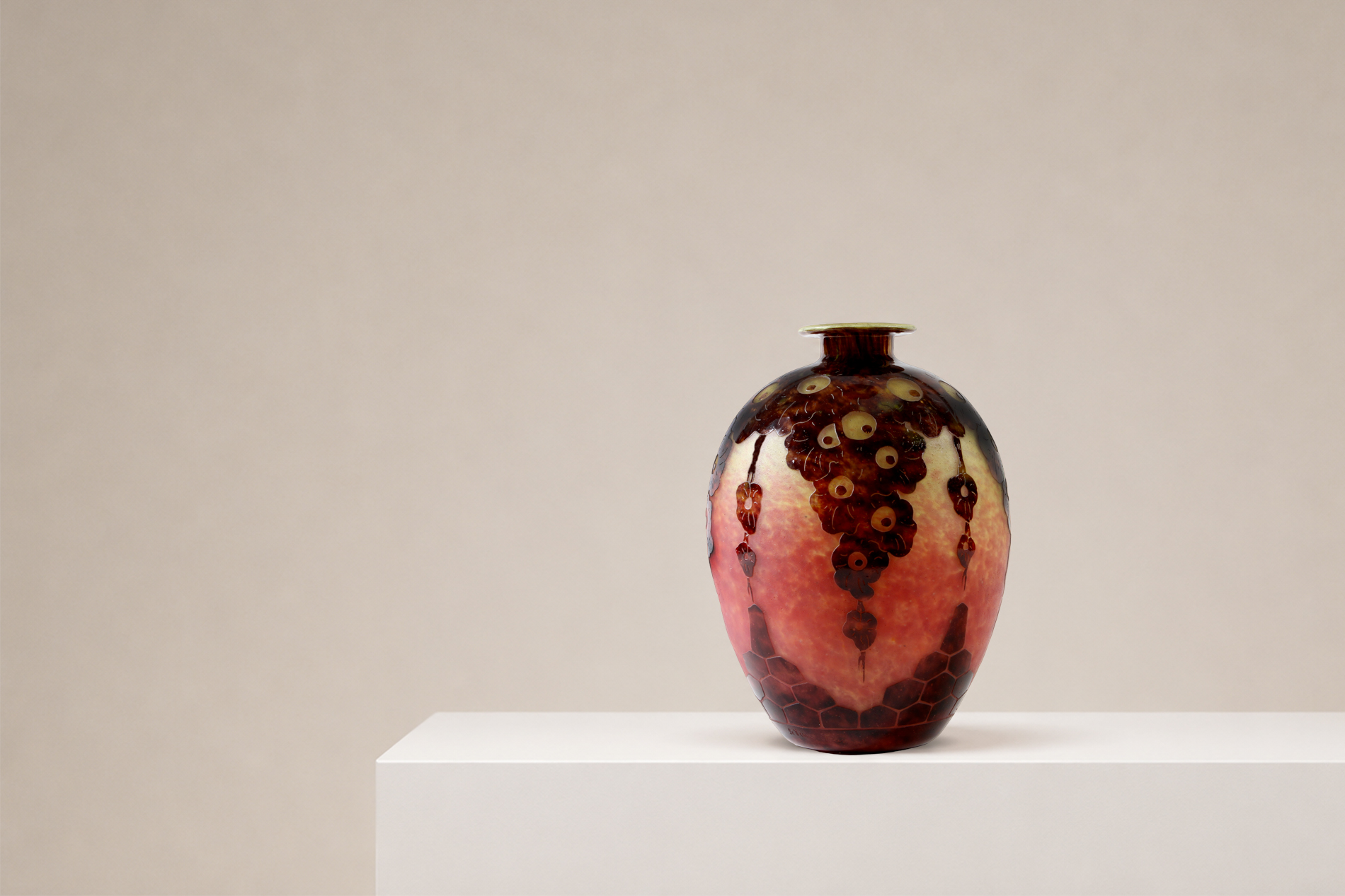 Vase CHARDER Le Verre Français