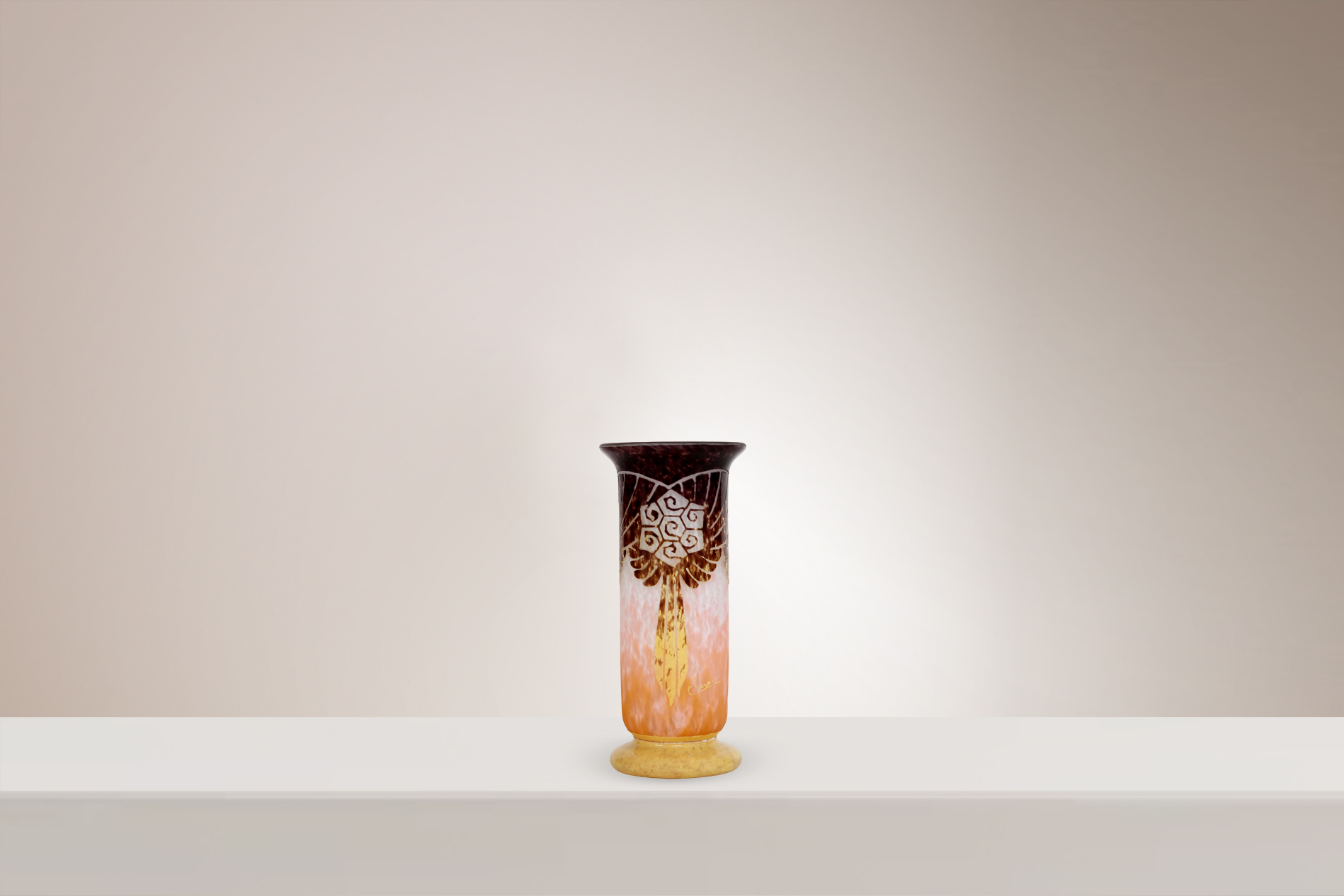 Vase CHARDER Le Verre Français