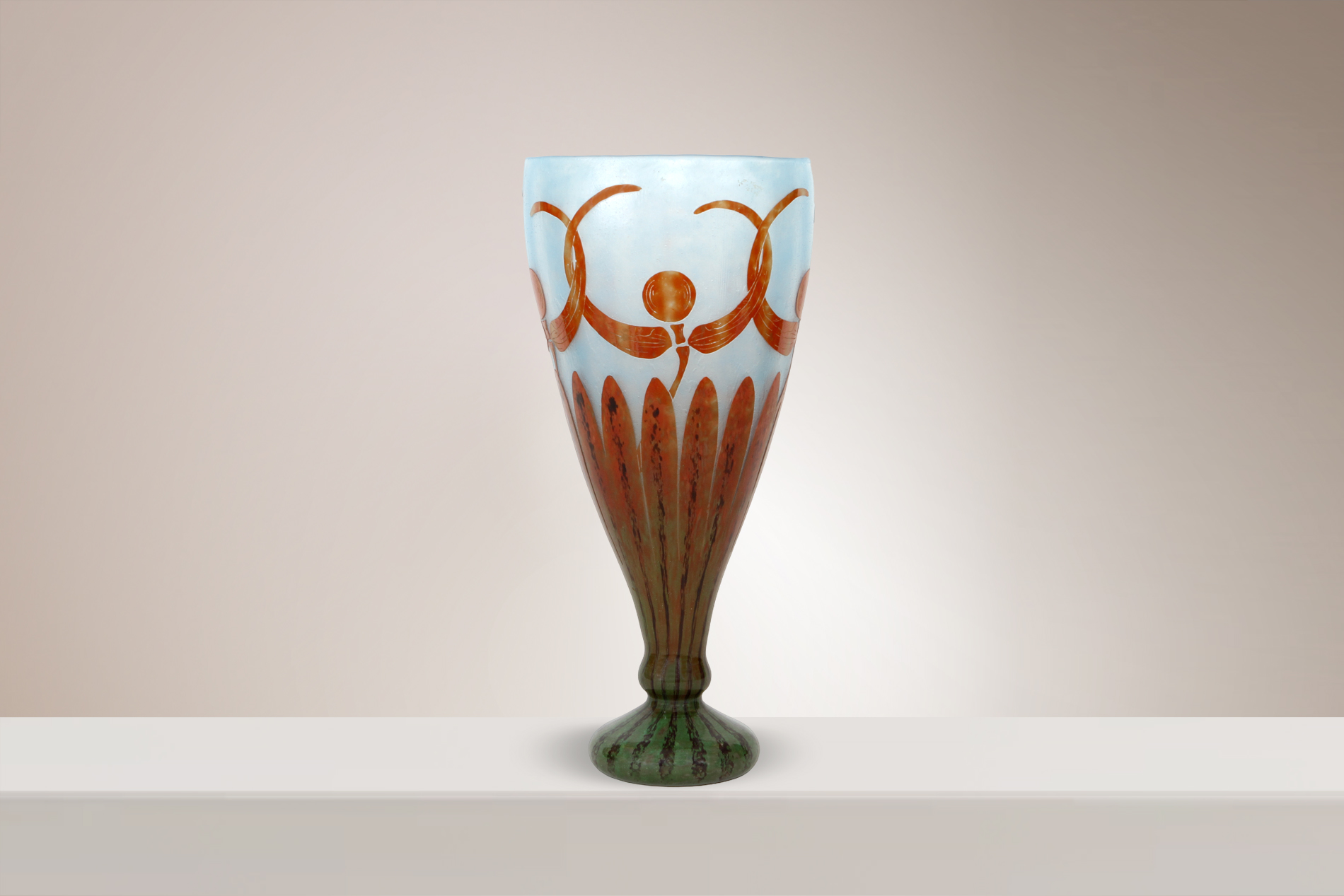Vase CHARDER Le Verre Français