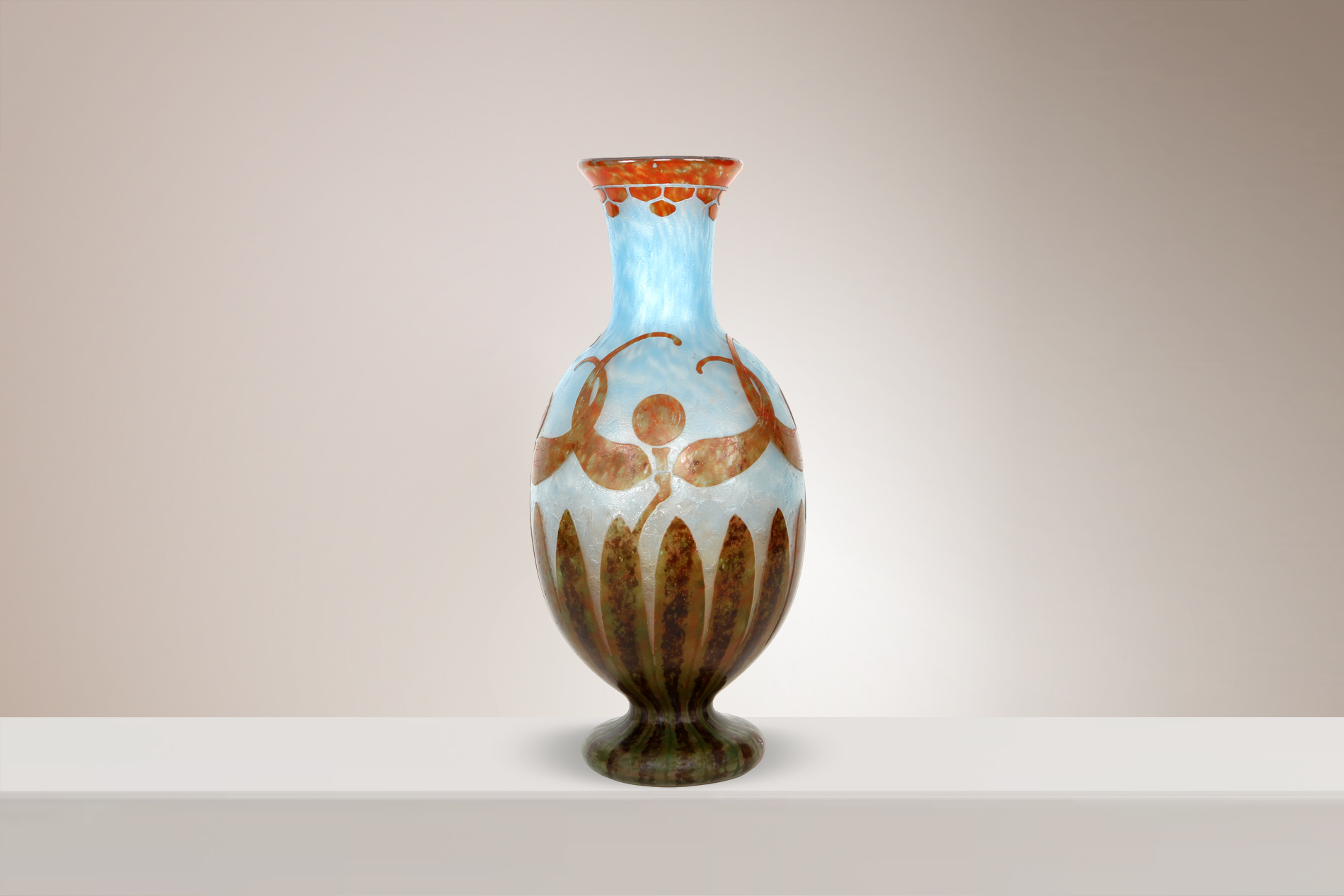Vase CHARDER Le Verre Français
