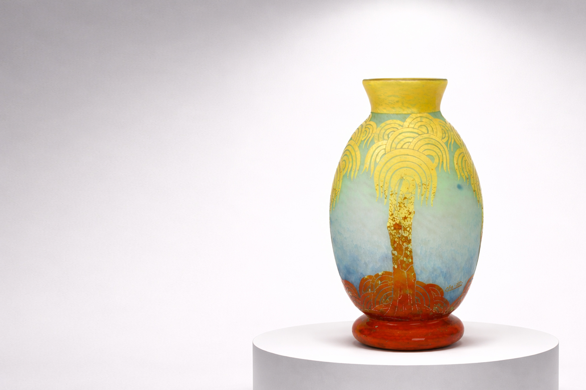 Vase CHARDER Le Verre Français