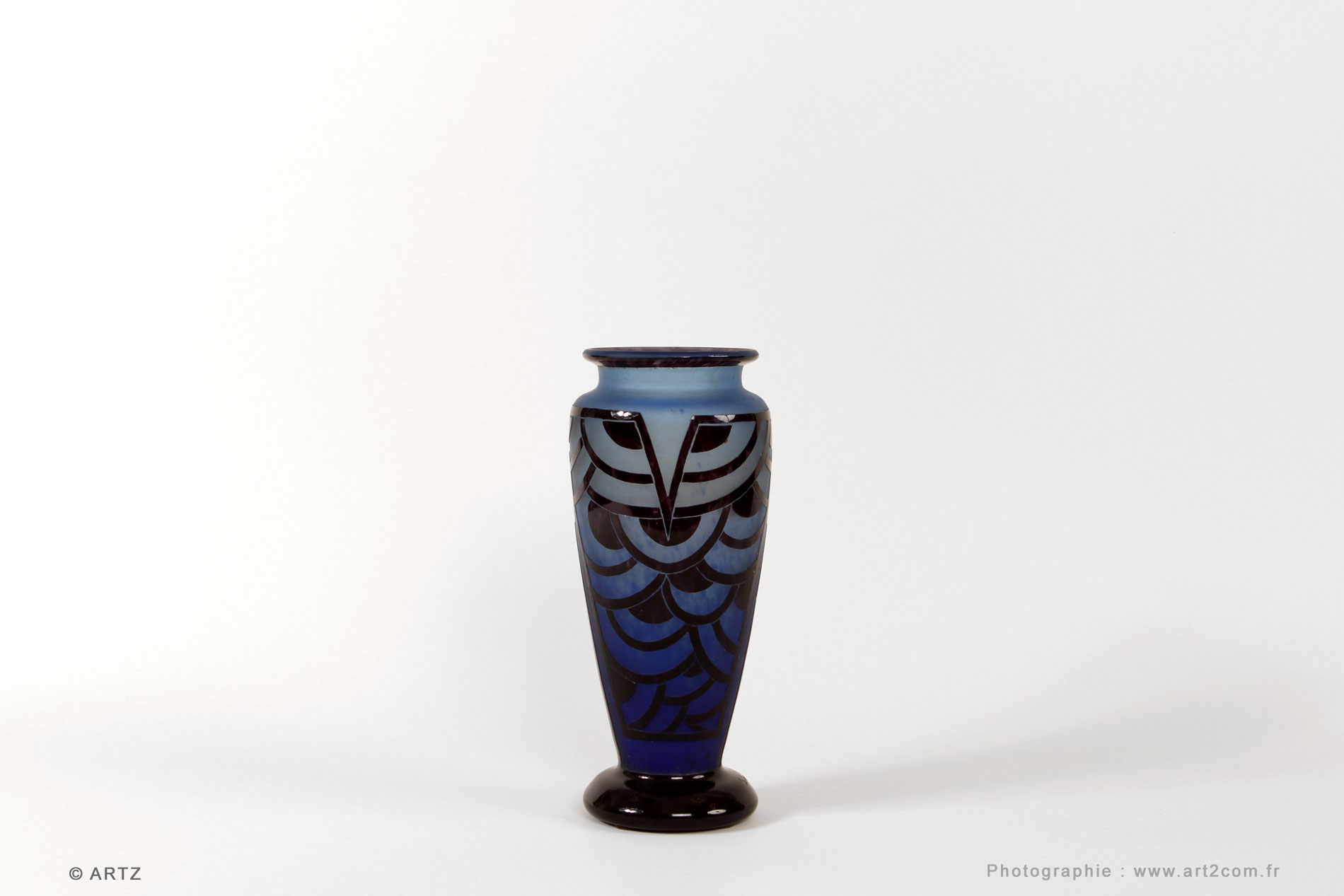 Vase CHARDER Le Verre Français