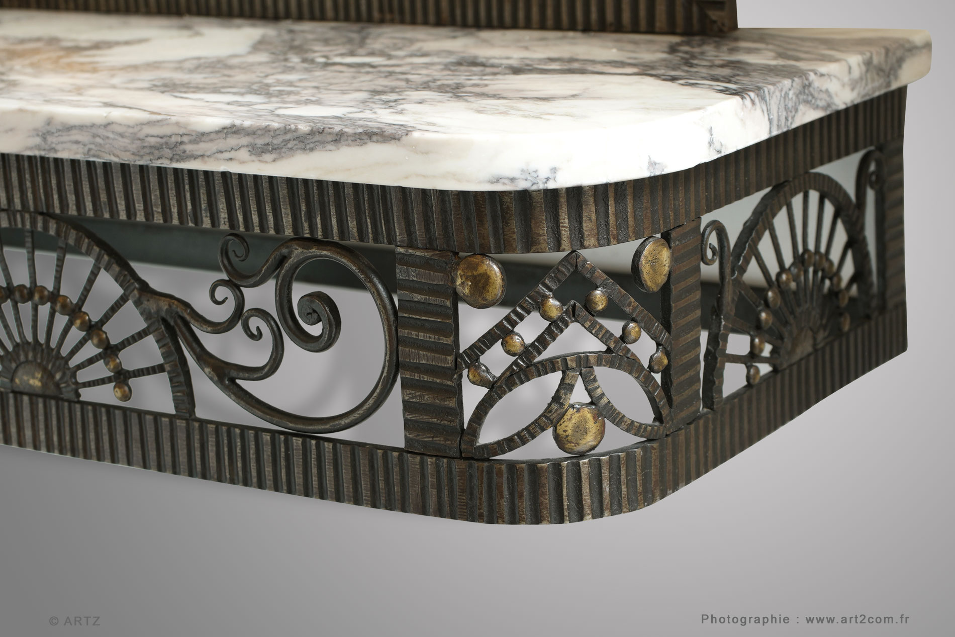 Table Art Déco Hall - Tables Consoles en Palissandre - Antiquites Canonbury