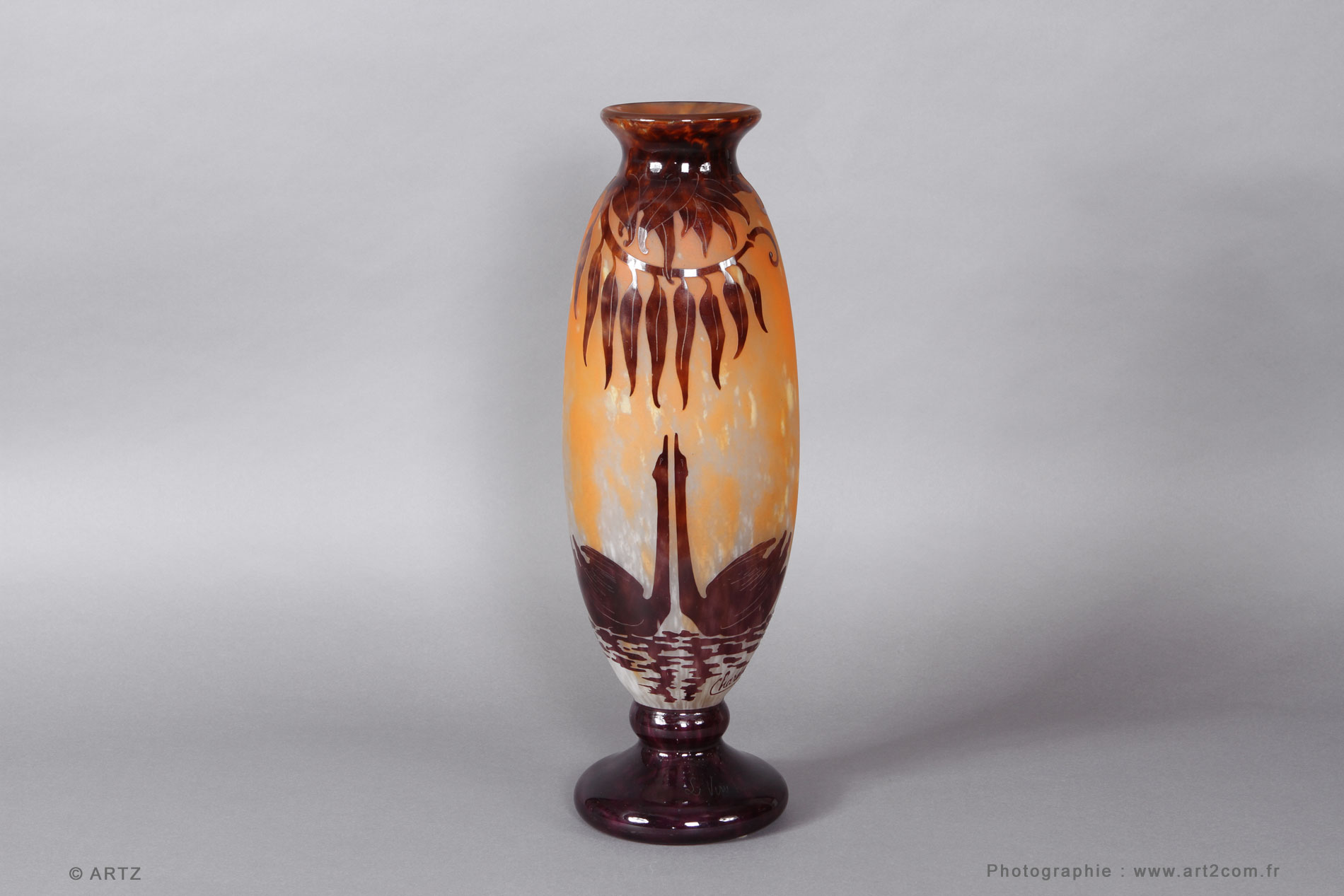 Vase CHARDER Le Verre Français