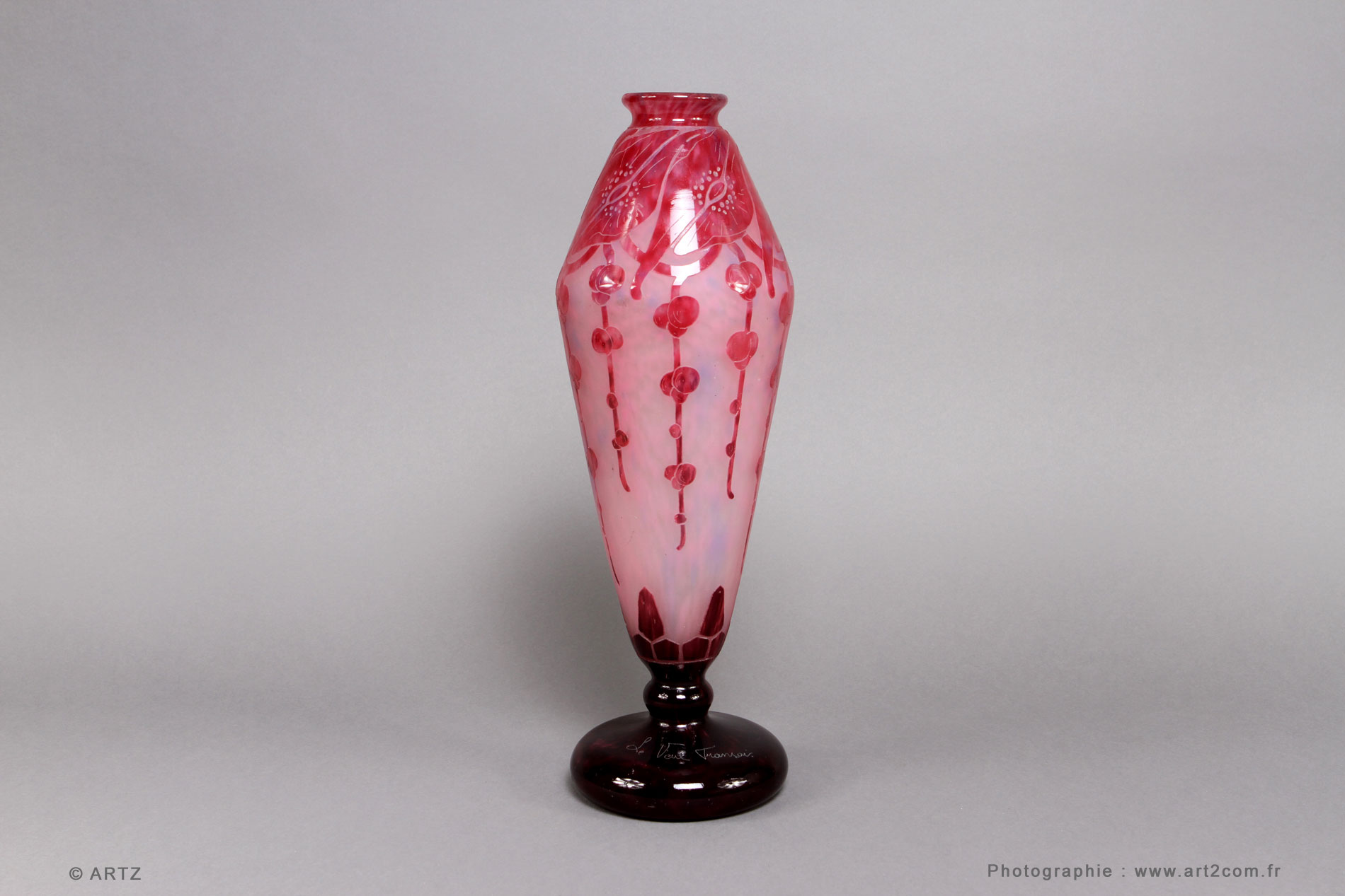 Vases CHARDER Le Verre Français art déco GALERIE ARTZ