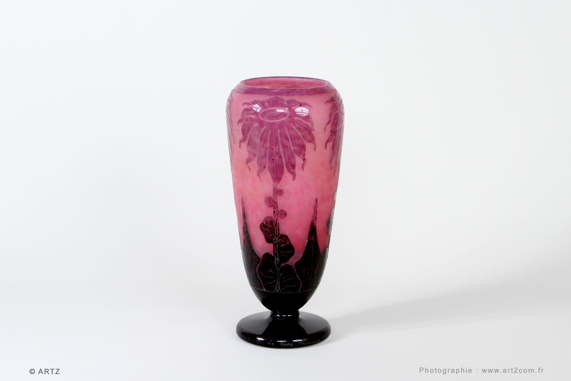 Vase CHARDER Le Verre Français