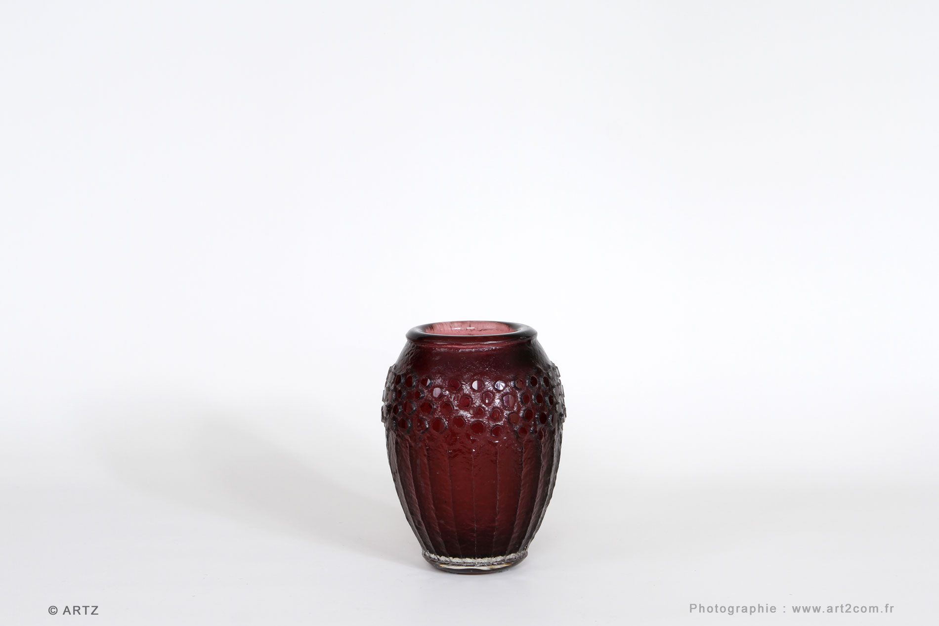 Vase CHARDER Le Verre Français